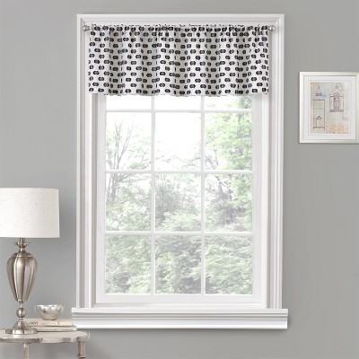 14"x52" Modo Rod Pocket Window Valance Black - Vue