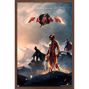 Trends International DC Comics Movie The Flash - Profiles One Sheet Framed Wall Poster Prints - 1 of 4