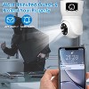 iMountek"1080P WiFi Dual Lens Security Camera with AI Human Detection, Night Vision & Two-Way Audio"White - 4 of 4
