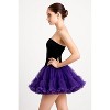 BellaSous Women’s Multi-Layered Tutu Skirt, Adult Costume Skirt for Halloween, Parties, and Dress-Up Events- Black - 2 of 4