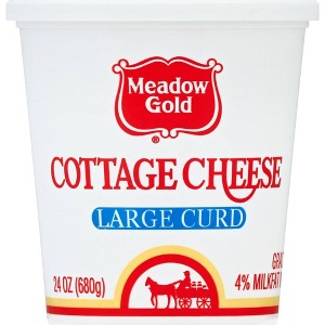 Meadow Gold Large Curd Cottage Cheese - 24oz - 1 of 4