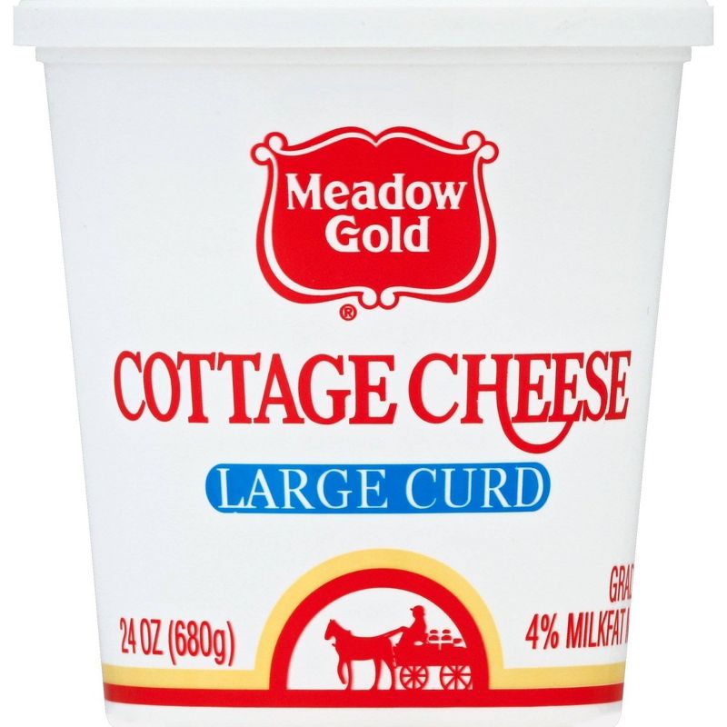 Meadow Gold Large Curd Cottage Cheese - 24oz, 1 of 5