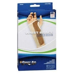 Sport Aid Left Wrist Brace Palm Stay Large Beige - 1 of 4