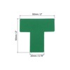 Unique Bargains T-Shaped Floor Office Table Top Location Marking Corner 25 Pcs - 2 of 4