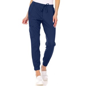 Medichic Women's Leah 5-Pocket Stretch Cargo Jogger Scrub Pants - 1 of 4