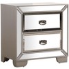 Passion Furniture Hollywood Hills 2-Drawer Nightstand (28 in. H x 28 in. W x 17 in. D) - 2 of 4