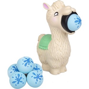 Hog Wild Llama Ball Popper Toy - Holiday Stocking Stuffer Includes 4 Soft Foam Balls - for Indoor/Outdoor Play- Christmas Gift for Kids, Girls, Boys - 1 of 4