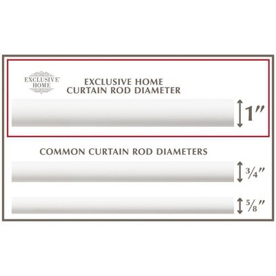 Matte White Curtain Rod with Clear Acrylic Crystal Finials