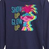 Boys' - Trolls - Show Up Glow Up Poppy Long Sleeve Graphic T-Shirt - 2 of 4