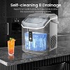Kismile 33-lbs. Ice Per day Countertop or portable Nugget/Pebble Ice Maker - 4 of 4
