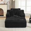 Full-Compressed Sofa Bed, Deep Seat Sofa Bed with Pillows, Sleeper Couch with Pocket Spring Support and Corduroy Cushion-Coolbibila - 2 of 4