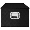 vidaXL Storage Box Black 39.4 in.x21.7 in.x14.6 in. Aluminum - 3 of 4