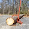 VEVOR Timberjack, 46.5 in, Heavy Duty Steel Log Roller, Log Lifter with Adjustable Cant Hook, Logging Tools Log Jack for Logs Ups to 25" Dia, Orange - 2 of 4