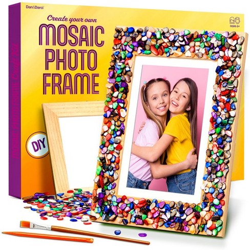 Dan&darci Mosaic Photo Frame Craft Kit - Diy Art Set For Kids, Craft ...