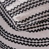 Christopher Knight Home Chukar Contemporary Large Square Cotton Pouf: Zig Zag Stripe, No Assembly - 3 of 4