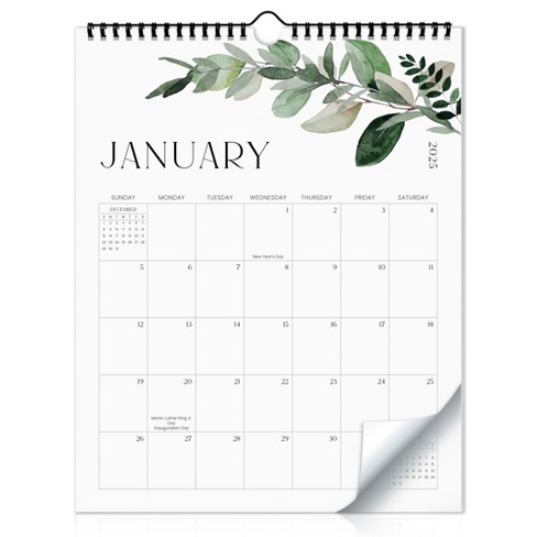 Aesthetic 2025-2026 Wall Calendar - Runs From January 2025 Until July ...