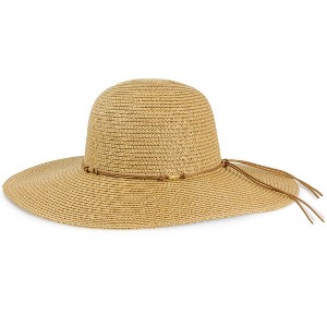 Magid Straw Tie Crown Floppy Hat - 1 of 1