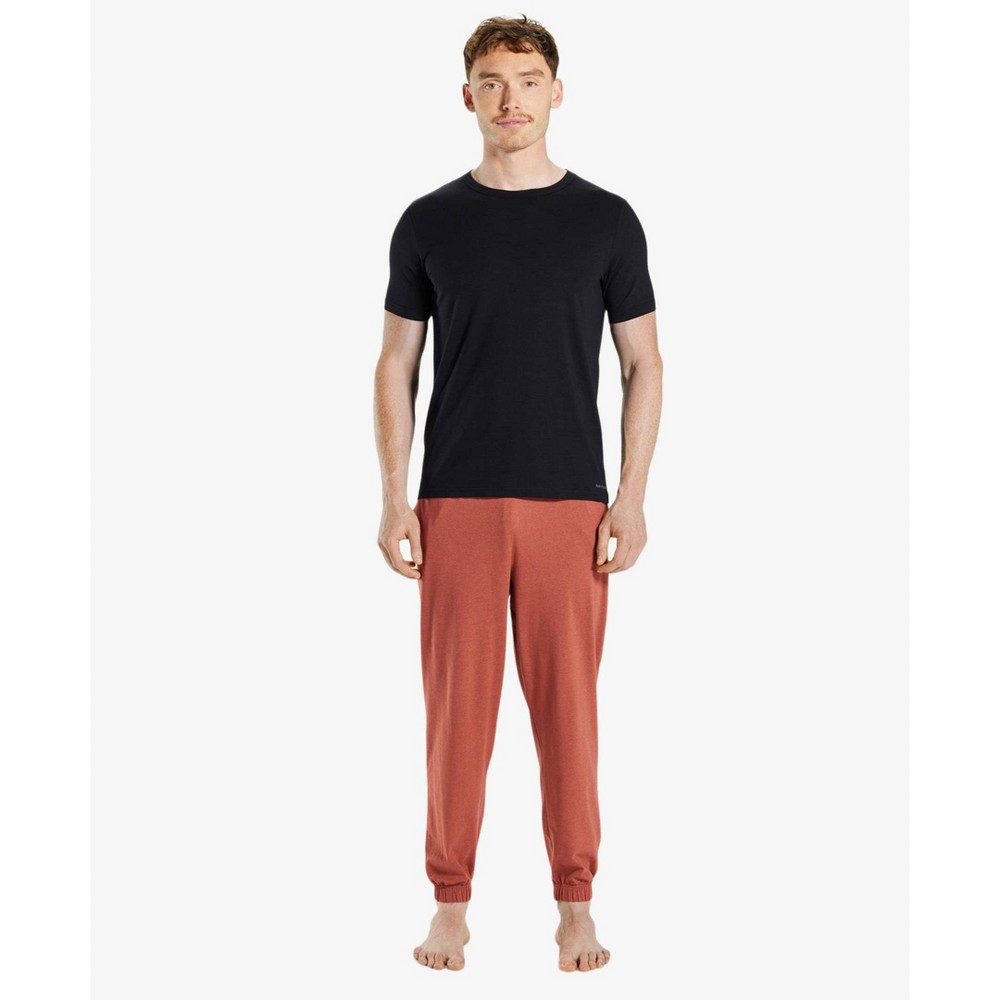 Men's Pair of Thieves Pajama Set - Black/Red L