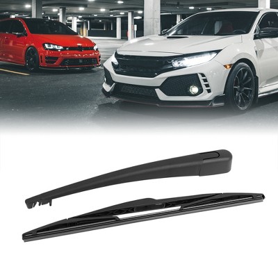 X-Autohaux Plastic Rubber Metal for Mazda 3 Hatchback 05-08 Windshield Wipers 14" Black