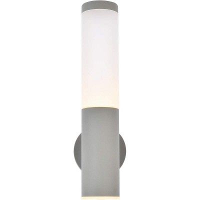 Elegant Lighting Raine Integrated LED wall sconce in silver