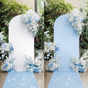 Arch Backdrop Cover, Double Sided Wedding Arch Backdrop Cover, Wedding Arch, Arch Backdrop Cover, for Birthday Party, Ceremony, Banquet - 1 of 4
