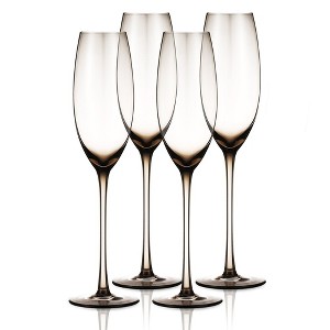Berkware Elegant Sparkling Colored Champagne Flutes - 7.3oz - 1 of 4