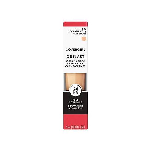 Covergirl Outlast Extreme Wear Concealer 802 Golden Ivory 0 3 Fl Oz Target