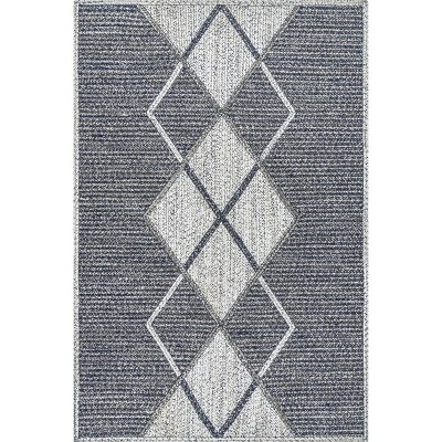Nuloom Adria Diamond Blended Jute Indoor Area Rug