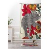 Valentina Ramos Clementine Shower Curtain - Deny Designs: Botanical Pattern, Microfiber, Machine Washable - 3 of 4
