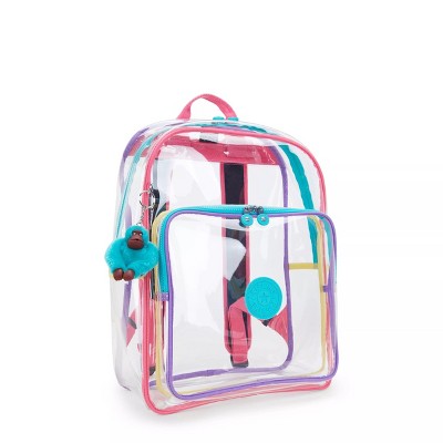 Kipling Bright Clear Backpack Peacock Pop Multi - image 4