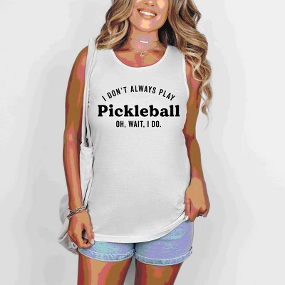 Simply Sage Market I Don't Always Play Pickleball Garment Dyed Tank