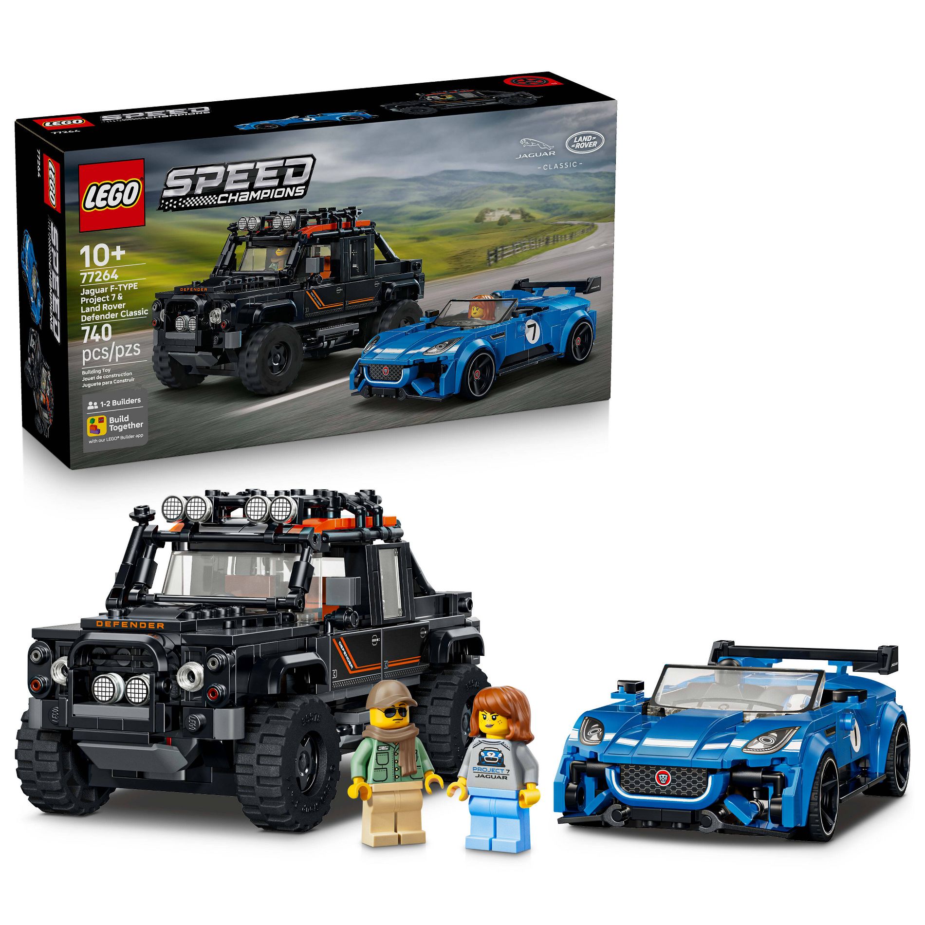 LEGO Speed Champions Jaguar Project 7 & Land Rover Defender 77264