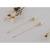 Anna-Kaci Women's Vintage Style Hat Pins with Faux Pearls, Turquoise Inlay, and Mixed Designs - 3 of 4
