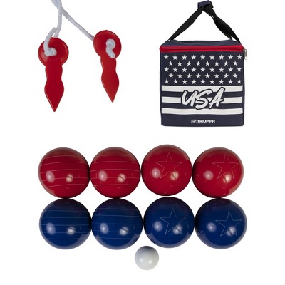 Triumph Sports Patriotic 100mm Bocce Ball Set