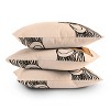 Deny Designs Alilscribble Flower Girl Square Indoor Throw Pillow - 4 of 4