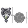 Design Toscano Double Trouble Gothic Dragon Mirrored Wall Sculpture - 3 of 3