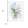 HomeRoots Flourish White Framed Print Wall Art - 3 of 4