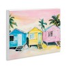 Stupell Industries Pastel Tropical Beach Cabins Wall Plaque Art - 3 of 4