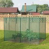 Outsunny Crop Cages for Garden, Plant Protectors from Animals, with Zippered Door, Storage Bag and 6 Ground Stakes - 3 of 4