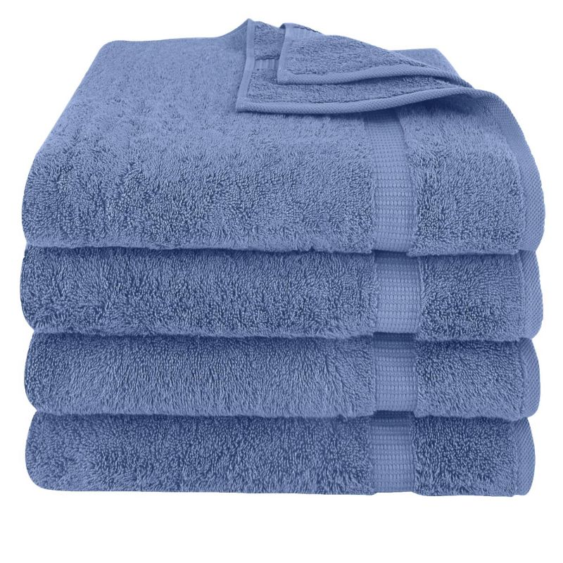 Classic Turkish Towels Royal Turkish Towels Silk Road 4 Piece Set Bath Towel, 3 of 5