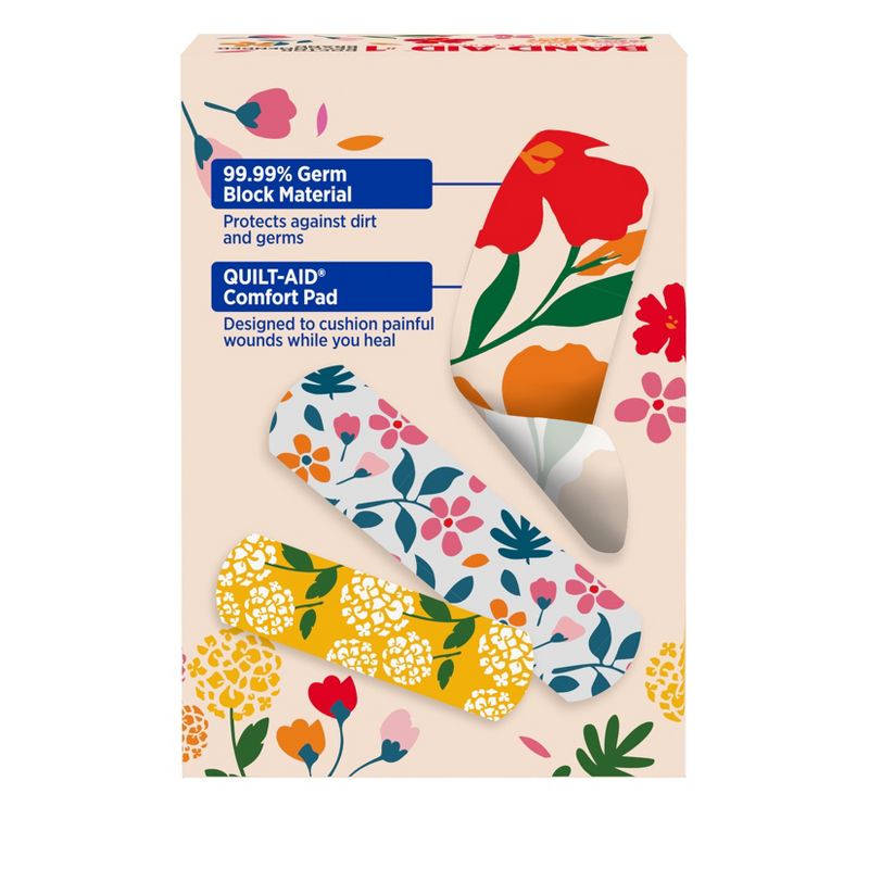 Band-Aid Brand Flexible Fabric Bandages - Wildflower - Assorted Sizes - 30 ct, 3 of 11