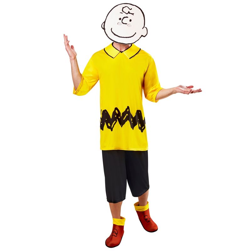 Rubies Peanuts Charlie Brown Men's Costume, 1 of 2