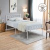 Metal Bed Frame w/Headboard, Quiet Heavy Duty Platform, Underbed Storage, No Box Spring - 3 of 4