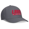NCAA New Mexico Lobos Cotton Twill Snapback Hat: Solid Gray Adjustable Baseball Cap - 3 of 4