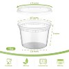 32 Sets 16 oz Plastic Deli Food Containers With Lids, Airtight Microwave Safe - 2 of 4