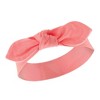 Hudson Baby Infant Girl Cotton Headbands 5pk, Boho Flower, 0-24 Months - 4 of 4