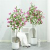 Artificial Bougainvillea, Pink Flowers in Pot, Decorative Artificial Plant in Pot, Flowering Bougainvillea Tree for Wedding, Home, Office Decoration - 3 of 4