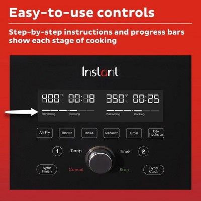 Cinnamon Dual Basket Electric Air Fryer with VersaZone Technology