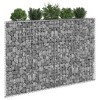vidaXL Raised Garden Bed Gabion Retaining Wall Flower Bed Galvanized Steel - 59.1" x 7.9" x 39.4" - 2 of 4
