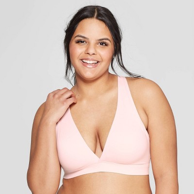 seamless plunge bralette